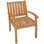 Teak Wood Abaco Outdoor Patio Dining Chair With Arms
