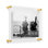 Clear UV-Grade Acrylic Modern Floating Picture Frame - Gold