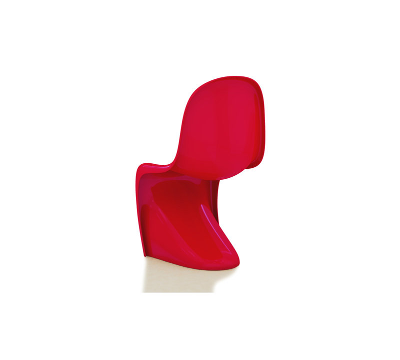Chaise d'appoint Fiveish, Rouge