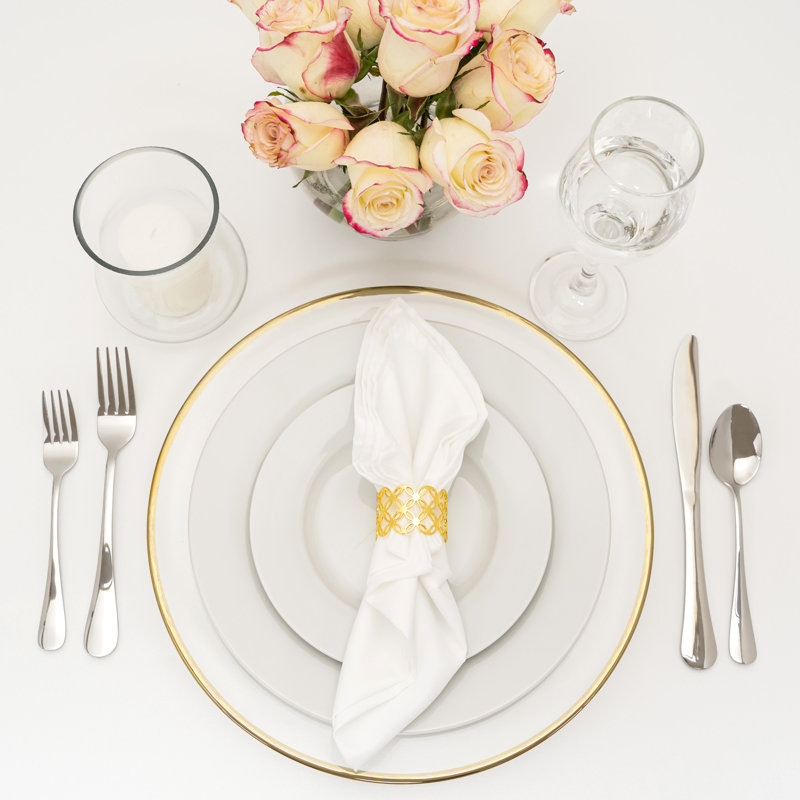 Mattingly Glass Solid Colour Charger, Gold