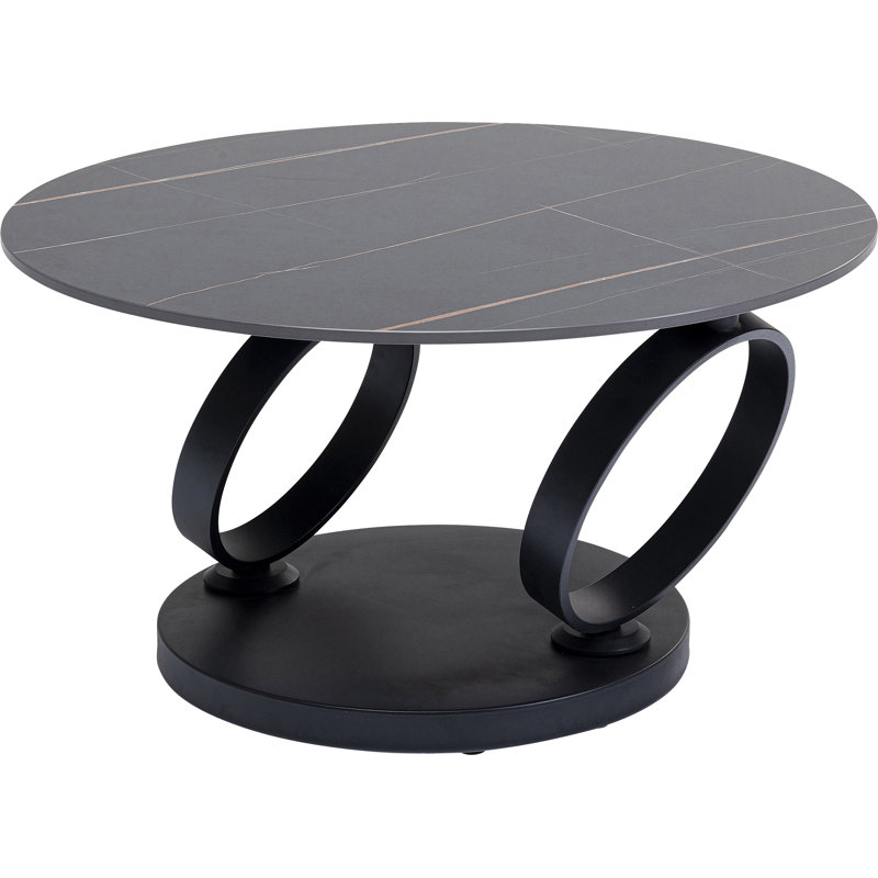 Coffee Table Beverly Black 133x80cm