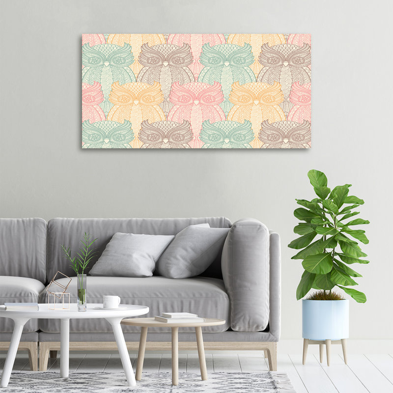 Owls - No Frame Print on Canvas