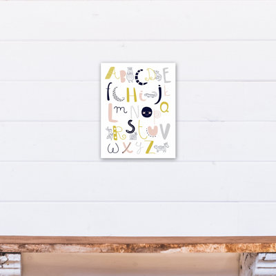 Art sur toile à l’alphabet animal Kwon