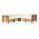 Brown Frame / Beige Cushion