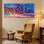 «Birds Birds Flying In Colorful Sky Sunset», ensemble de 3 impressions d'art sur toile-893946491