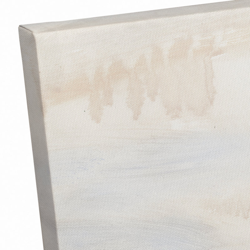 Champ d'herbe abstrait - peinture sur toile, Toile tendue, H 20 po x l 20 po x P 1,25 po
