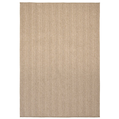 Torsade Striped Area Rug in Naturel