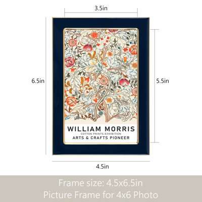 Aluminum Gold Edge Enamel Frame 2 Set