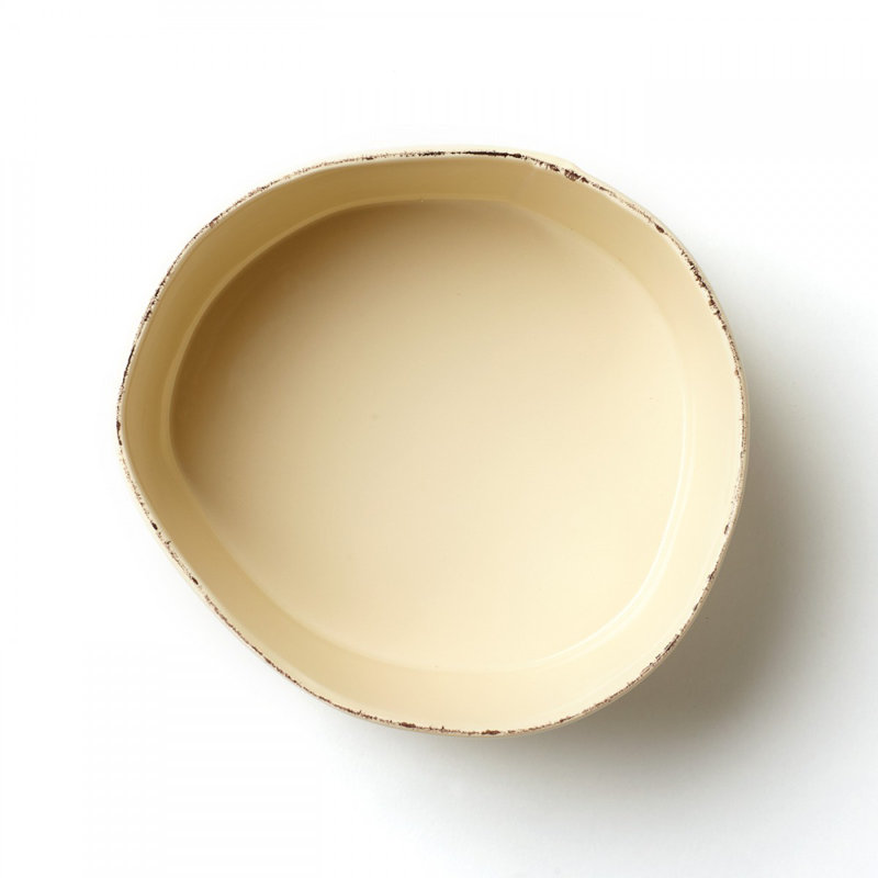 Lastra Stoneware Serving Bowl, Aqua, 3.5" H x 8.5" W x 8.5" D