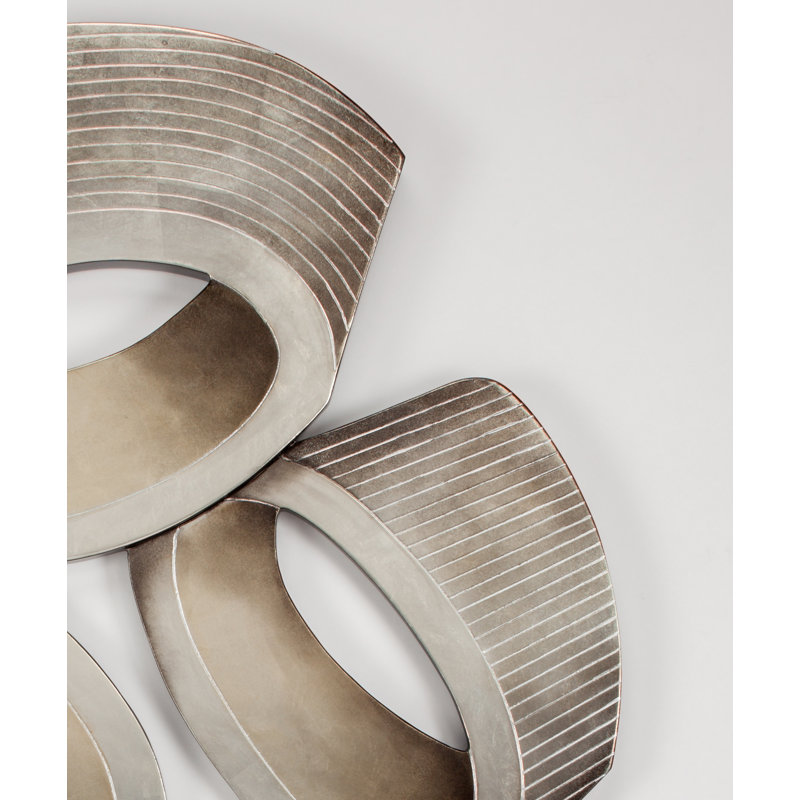 Handmade Industrial Abstract Wall Decor on Wood