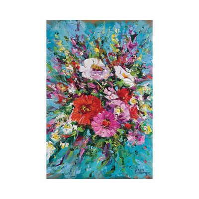 Bouquet IV by Andrej Ostapchuk - Wrapped Canvas Print