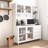 Large Kitchen Hutch Cabinet with 4 Doors-1926052192