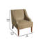 Chaise d'appoint de 25 po de large Rochanda-895436891-895436911