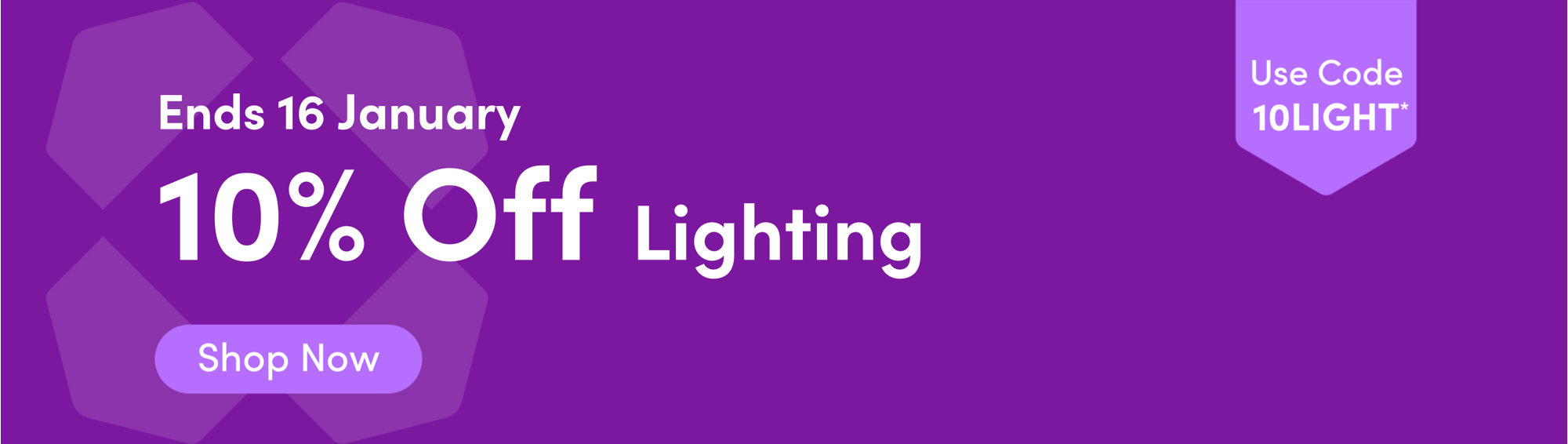 10% off Lighting