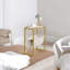 Menezes Glass Top End Table