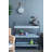 35X12.5X40" Homestead Galvanized Shelf Display 3-Tier