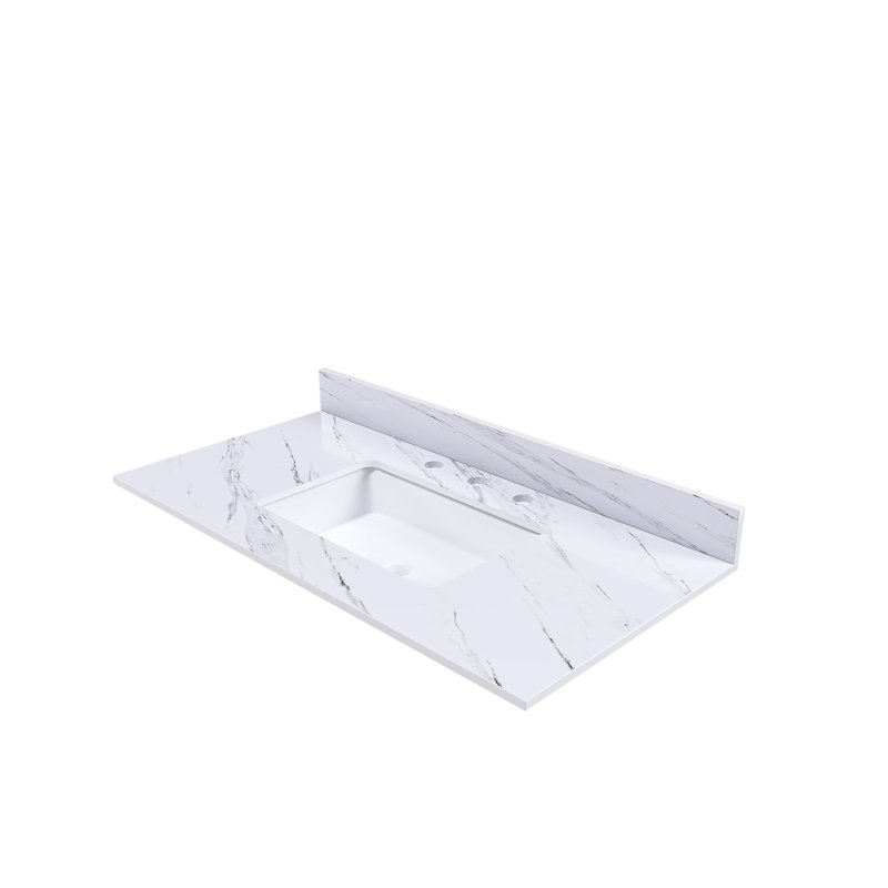 43 Inch Marble Vanity Top