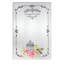 Aryanna Francophile Rectangle Glass Wall Mirror 23.5 Inches - Multicoloured