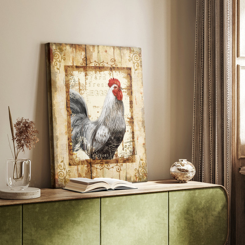 Farm Fresh Rooster - galerie sur mesure, H 18 po x l 12 po