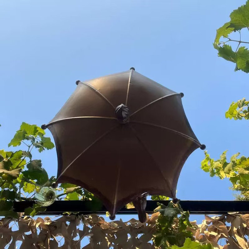 Metal Hanging Umbrella Bird Feeder 