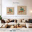 Brampt Southwestern Vibes I sur noyer