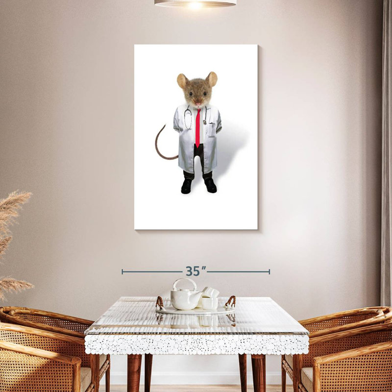 Mouse Doctor, 45" H x 30" W
