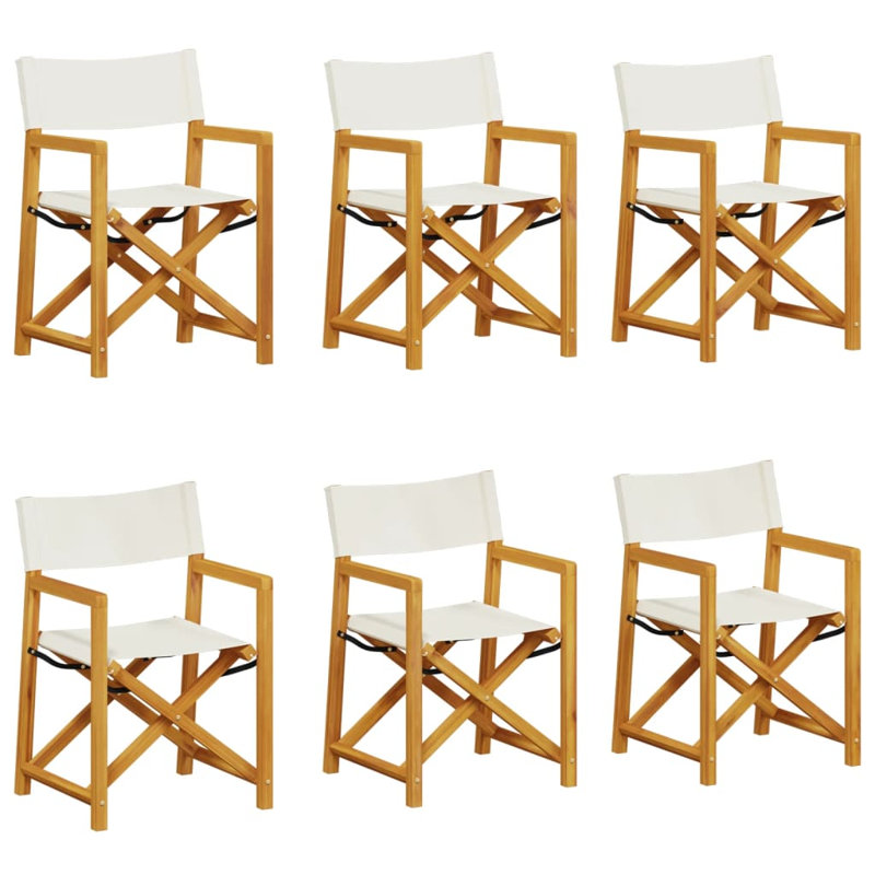 Shubhada Patio Dining Accent Chair, Cream white