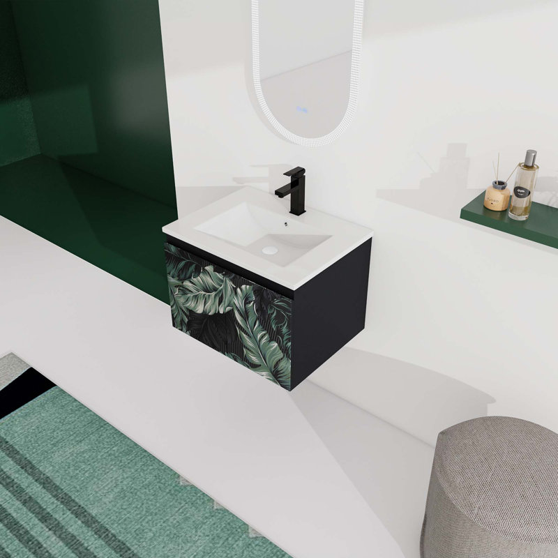 Meuble-lavabo flottant mural