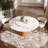 Farmhouse Kitchen Turntable Round Dining Table With Lazy Susan For 6-8 People-214025927-217590570