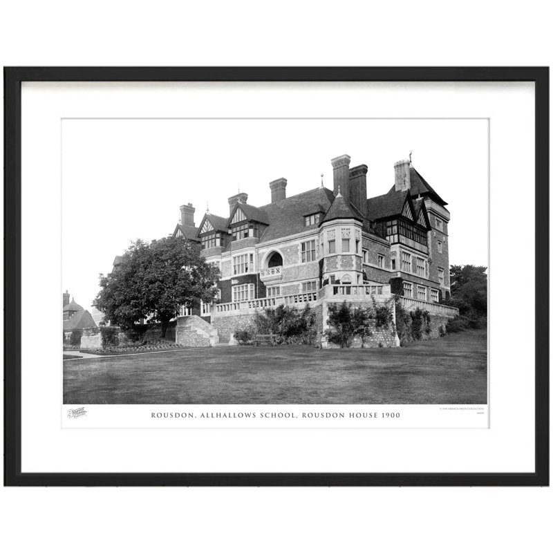 Rousdon, Allhallows School, Rousdon House 1900 by Francis Frith - Single Picture Frame Print, 60cm H x 80cm W x 2.3cm D