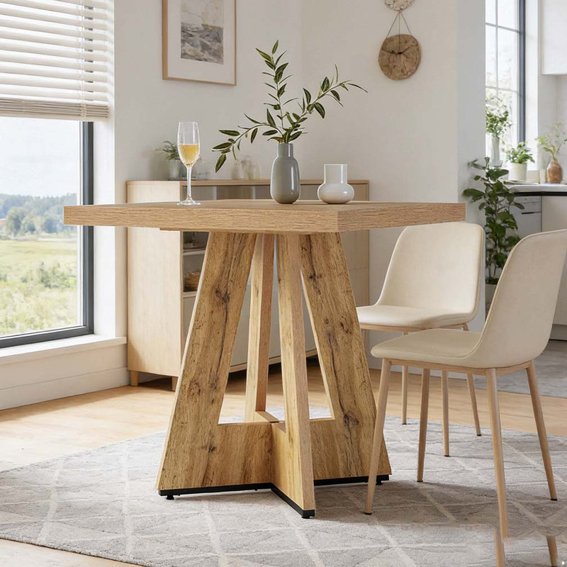 Petite table de salle à manger carrée pour personnes
