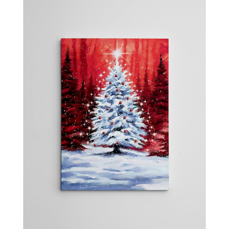 Peinture décorative sur toile, H 27,56 po x l 19,69 po
