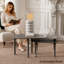 Table basse rotative avec pieds en bois d'hévéa massif, table basse rotative à 360 degrés pour le salon, la chambre à coucher-1757667838-1757667837