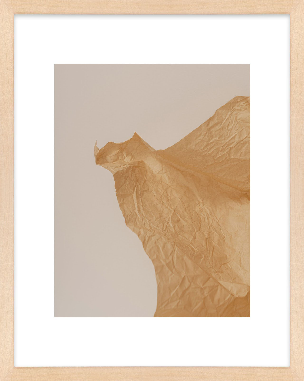 Lorena "Unpackage 1" Photo Print, 38" H x 30" W x 1.25" D, Maple