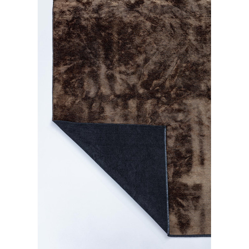 Rapture Abstract Flatweave Mink Brown Area Rug, Rectangle 7'10" x 9'10"