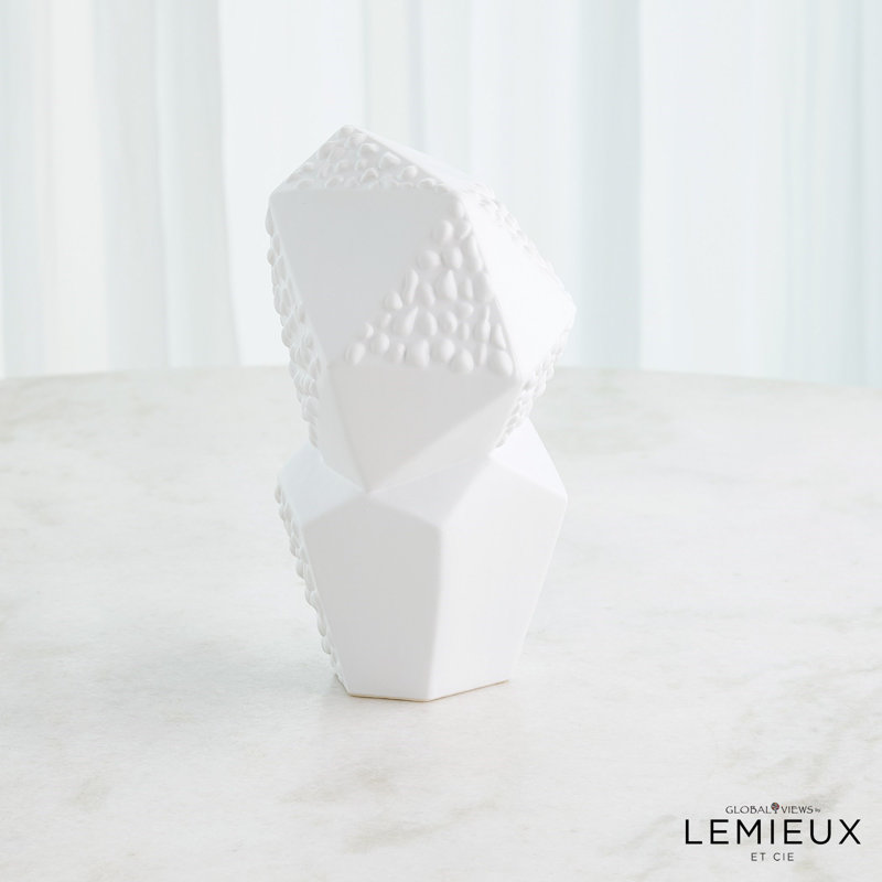 Les Facettes Sculpture, Matte White