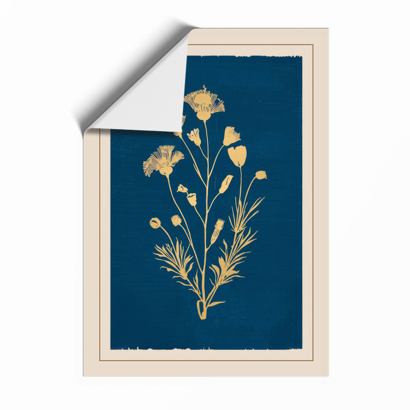 Gilded Botanical - Framed Print, A2 - 59.4 x 42.0 cm, Unframed