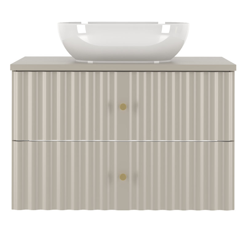 Annalouise Bathroom Storage Furniture Set, Grey