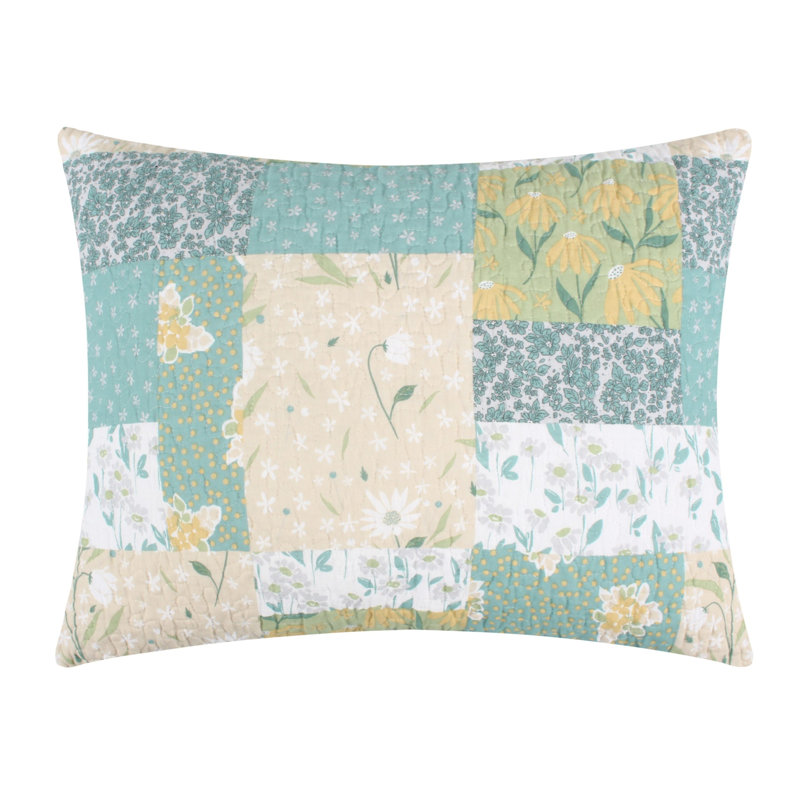 Greenland Home Fasions Evangeline Mist Standard Sham, 20x26, Standard
