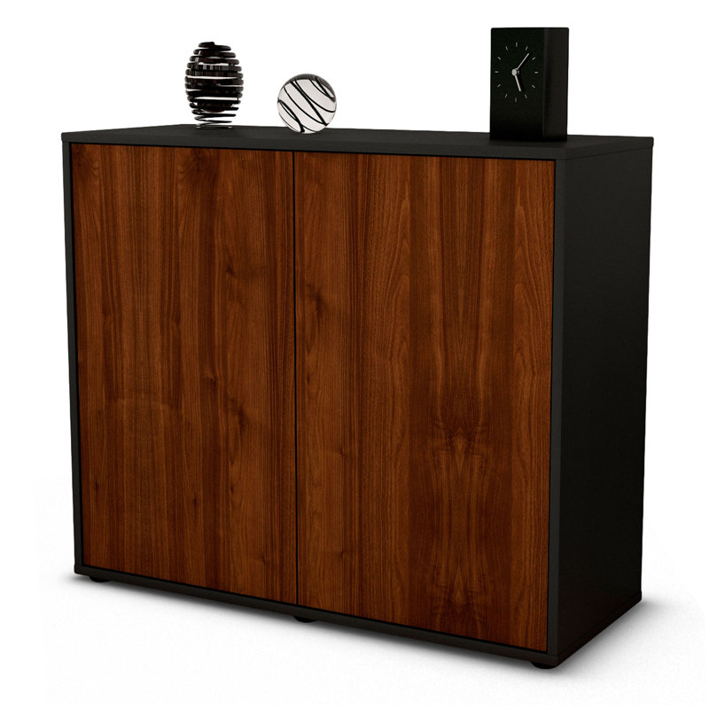Quintara 92cm Sideboard, Anthracite/Walnut