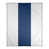 White/Navy Blue selected