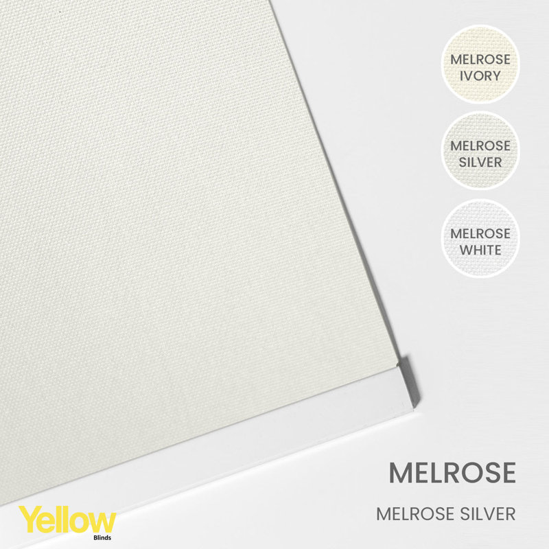 Adjustable Vertical Sliding Panel Track Blinds, Melrose Silver