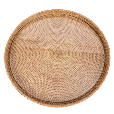 Glass Decorative Tray