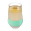 Verres à vin à double paroi sans pied avec verres rafraîchissants et gel isotherme 12 oz.-73392487
