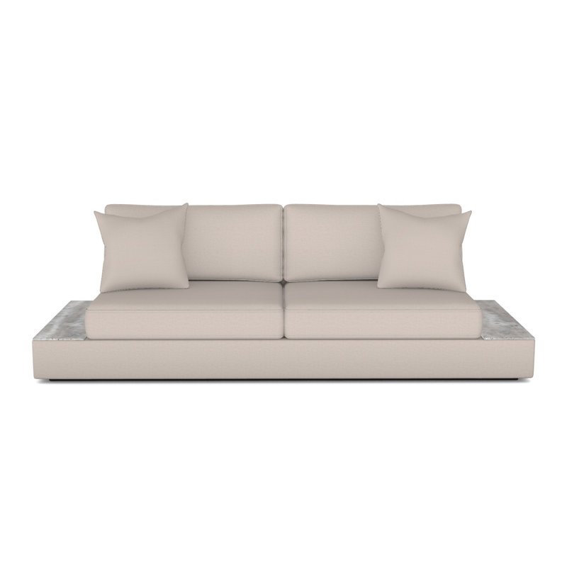 Embrace Stone Arm Sofa, Nadia Steam
