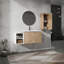 Meuble-lavabo mural 42 po avec lavabo et armoire d'appoint 42 po