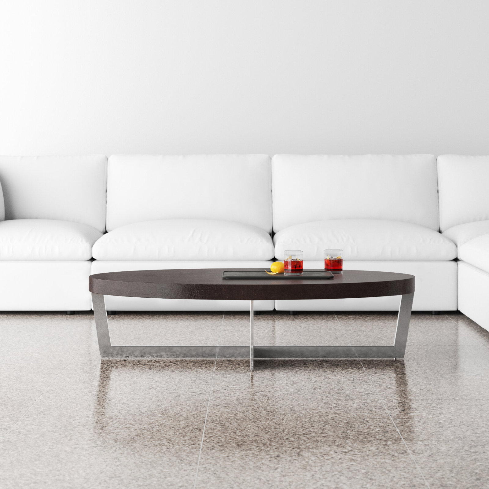 Jackson Single Coffee Table, Cacao