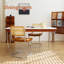 Ensemble de 2 chaises de salle à manger en similicuir avec pieds chromés, design moderne Mid-Century pour une utilisation polyvalente à la maison et dans les banquets-2120111061
