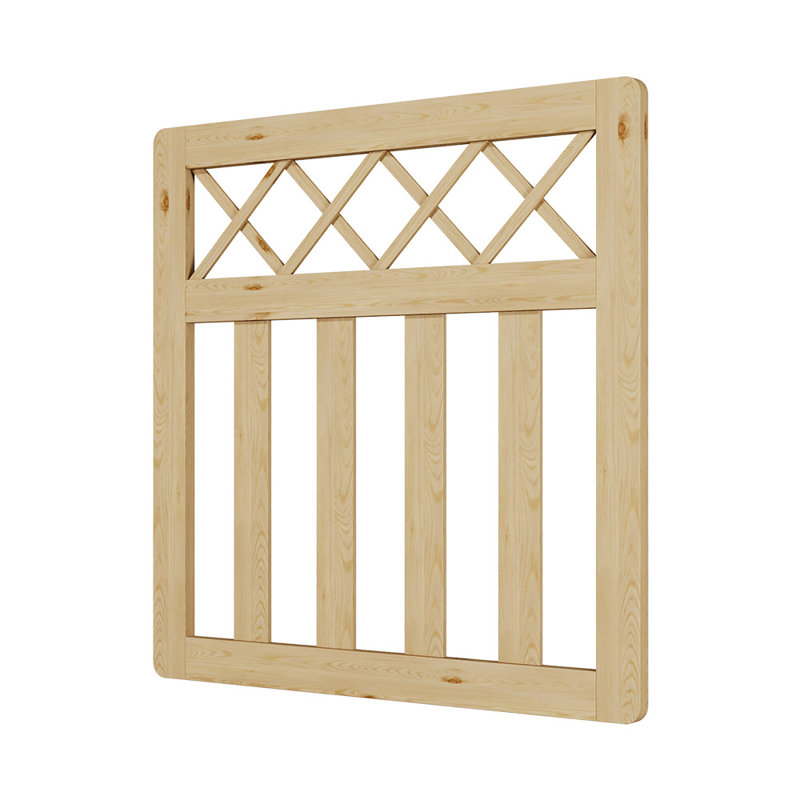Towanna Gate Fencing with 1 Panel(s) Included, Natural, 7.6 ft. H x 7.6 ft. W