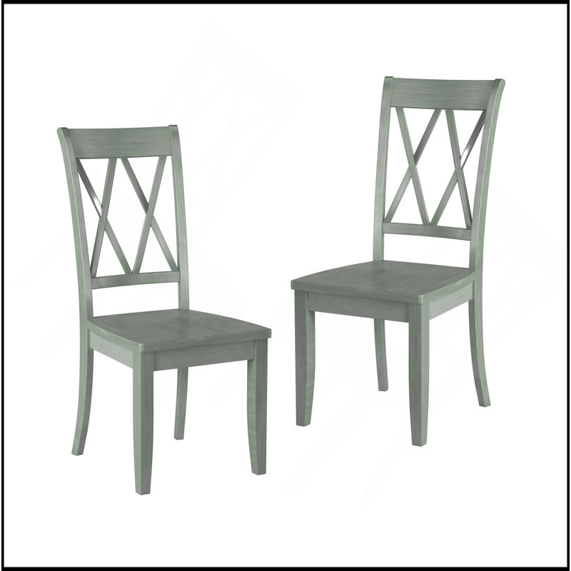 Ensemble de 2 chaises de salle à manger CasualSide, Sarcelle